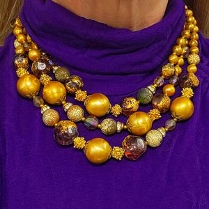 Chunky Fashion 80's Vintage Necklace